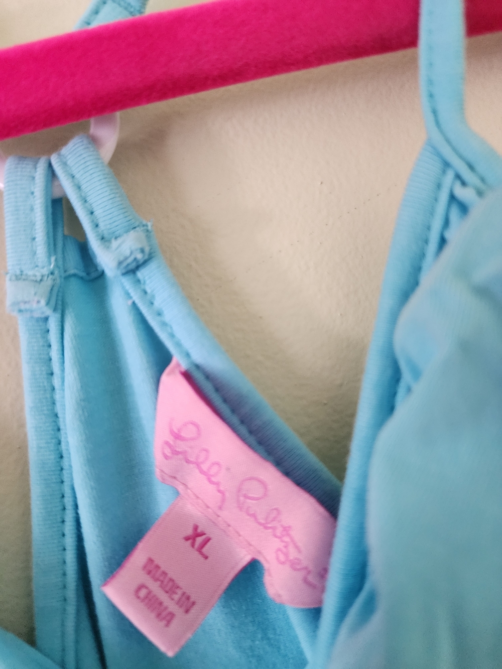 Lilly Pulitzer Aqua and Pink Patchwork Tank Dress - Picture 3 of 3